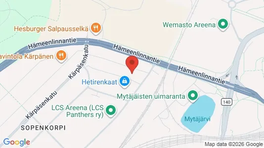 Apartments for rent i Lahti - kort over placeringen
