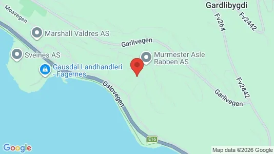 Apartments for rent i Nord-Aurdal - kort over placeringen