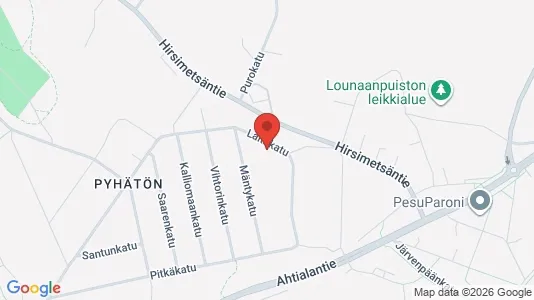 Apartments for rent i Lahti - kort over placeringen