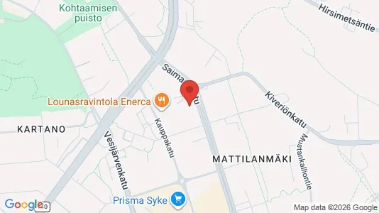Apartments for rent i Lahti - kort over placeringen