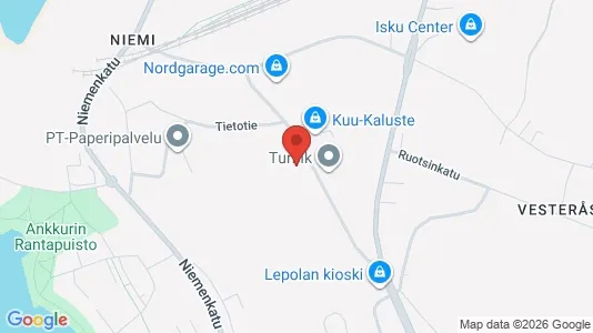 Apartments for rent i Lahti - kort over placeringen