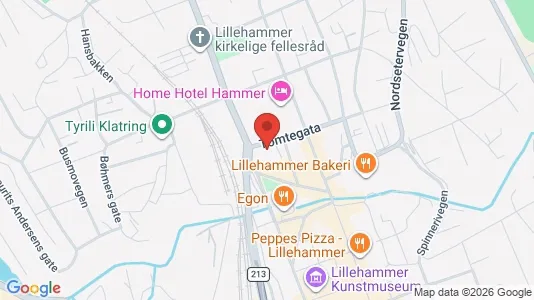 Rooms for rent i Lillehammer - kort over placeringen