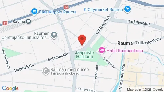 Apartments for rent i Rauma - kort over placeringen