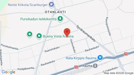 Apartments for rent i Rauma - kort over placeringen