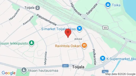 Apartments for rent i Akaa - kort over placeringen