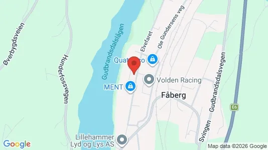 Rooms for rent i Lillehammer - kort over placeringen