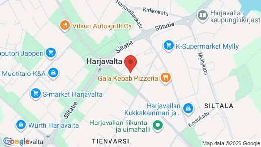 Apartments for rent i Harjavalta - kort over placeringen