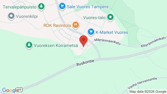 Apartments for rent i Tampere Eteläinen - kort over placeringen