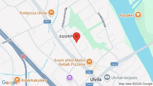 Apartments for rent i Ulvila - kort over placeringen