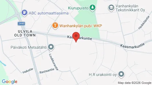 Apartments for rent i Ulvila - kort over placeringen