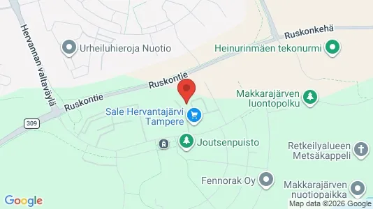 Apartments for rent i Tampere Keskinen - kort over placeringen