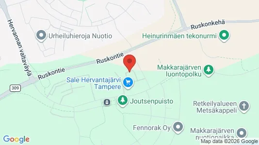 Apartments for rent i Tampere Keskinen - kort over placeringen