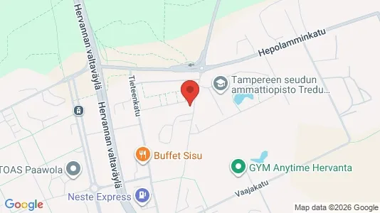 Apartments for rent i Tampere Kaakkoinen - kort over placeringen