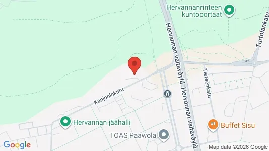 Apartments for rent i Tampere Kaakkoinen - kort over placeringen
