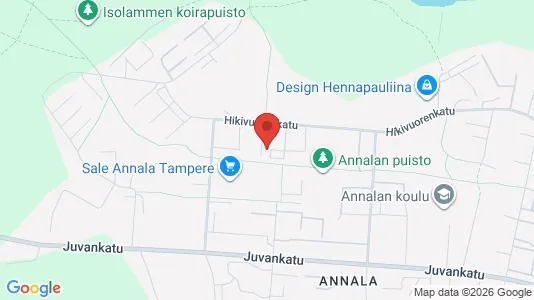 Apartments for rent i Tampere Kaakkoinen - kort over placeringen
