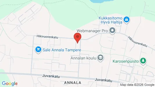 Apartments for rent i Tampere Kaakkoinen - kort over placeringen