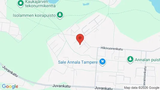 Apartments for rent i Tampere Kaakkoinen - kort over placeringen
