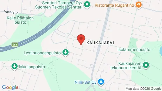 Apartments for rent i Tampere Kaakkoinen - kort over placeringen