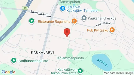 Apartments for rent i Tampere Kaakkoinen - kort over placeringen