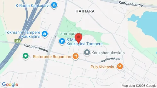 Apartments for rent i Tampere Kaakkoinen - kort over placeringen