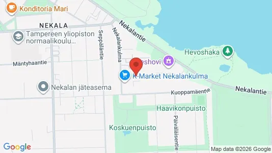 Apartments for rent i Tampere Keskinen - kort over placeringen