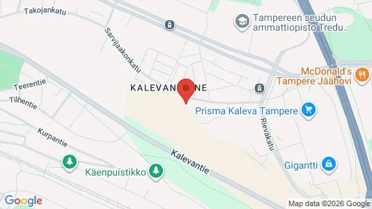 Apartments for rent i Tampere Keskinen - kort over placeringen