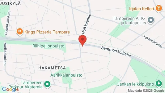 Apartments for rent i Tampere Keskinen - kort over placeringen