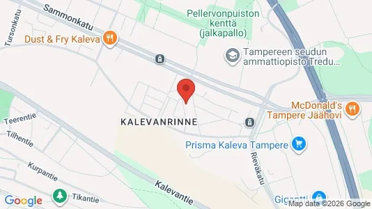 Apartments for rent i Tampere Keskinen - kort over placeringen