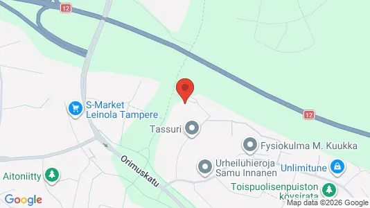 Apartments for rent i Tampere Keskinen - kort over placeringen