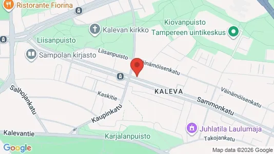 Apartments for rent i Tampere Keskinen - kort over placeringen