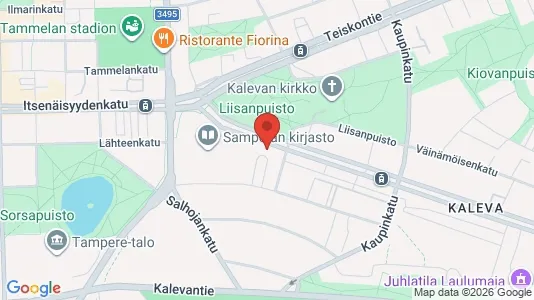 Apartments for rent i Tampere Keskinen - kort over placeringen