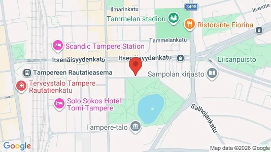 Apartments for rent i Tampere Keskinen - kort over placeringen
