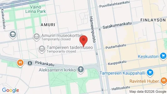 Rooms for rent i Tampere Keskinen - kort over placeringen