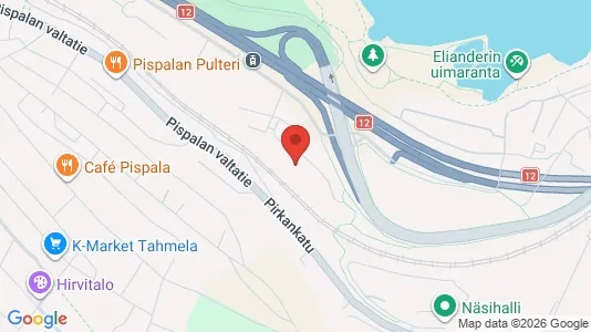 Apartments for rent i Tampere Keskinen - kort over placeringen