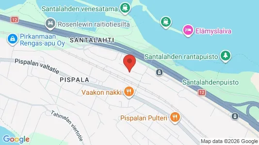 Apartments for rent i Tampere Keskinen - kort over placeringen
