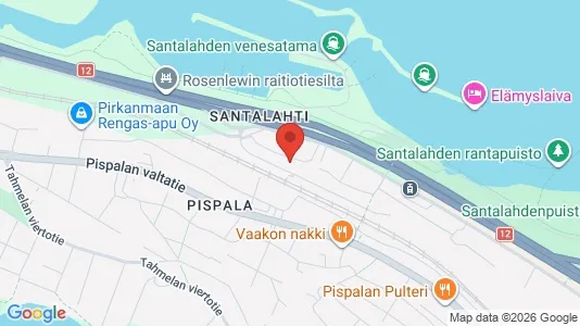 Apartments for rent i Tampere Keskinen - kort over placeringen