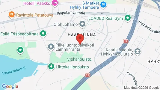 Apartments for rent i Tampere Keskinen - kort over placeringen