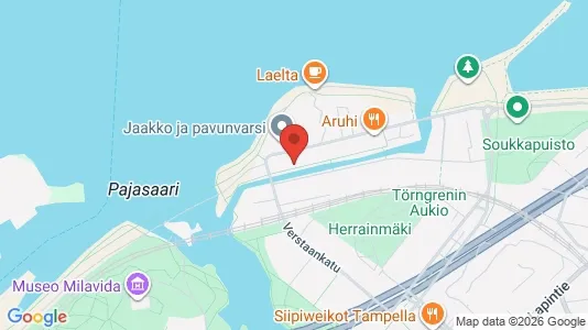 Apartments for rent i Tampere Keskinen - kort over placeringen