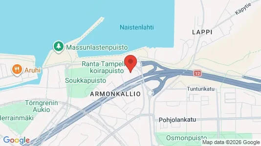 Apartments for rent i Tampere Keskinen - kort over placeringen