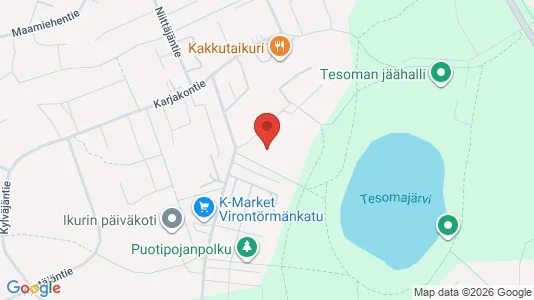 Apartments for rent i Tampere Lounainen - kort over placeringen