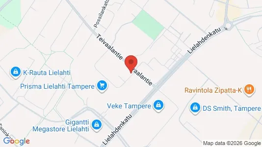 Apartments for rent i Tampere Keskinen - kort over placeringen