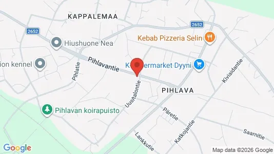 Apartments for rent i Pori - kort over placeringen