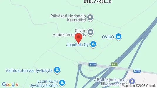 Apartments for rent i Jyväskylä - kort over placeringen