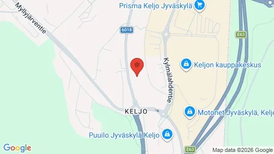 Apartments for rent i Jyväskylä - kort over placeringen