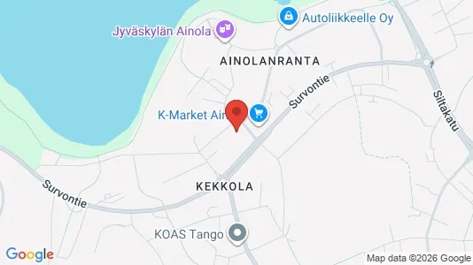 Apartments for rent i Jyväskylä - kort over placeringen