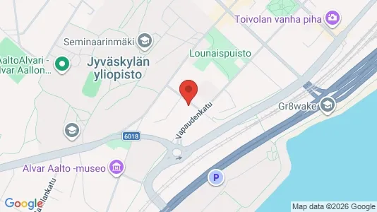 Apartments for rent i Jyväskylä - kort over placeringen