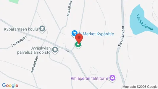 Apartments for rent i Jyväskylä - kort over placeringen