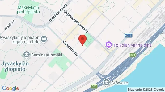 Apartments for rent i Jyväskylä - kort over placeringen