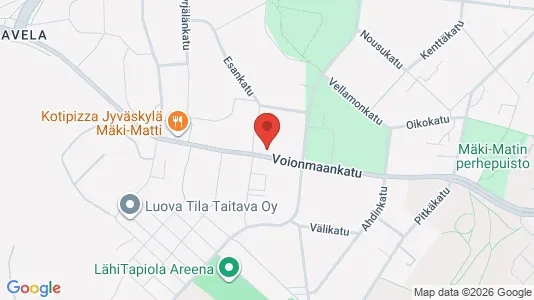 Apartments for rent i Jyväskylä - kort over placeringen