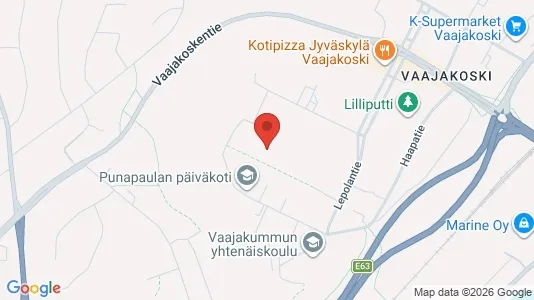 Apartments for rent i Jyväskylä - kort over placeringen